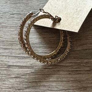 BOGO FREE CRYSTAL HOOP EARRINGS